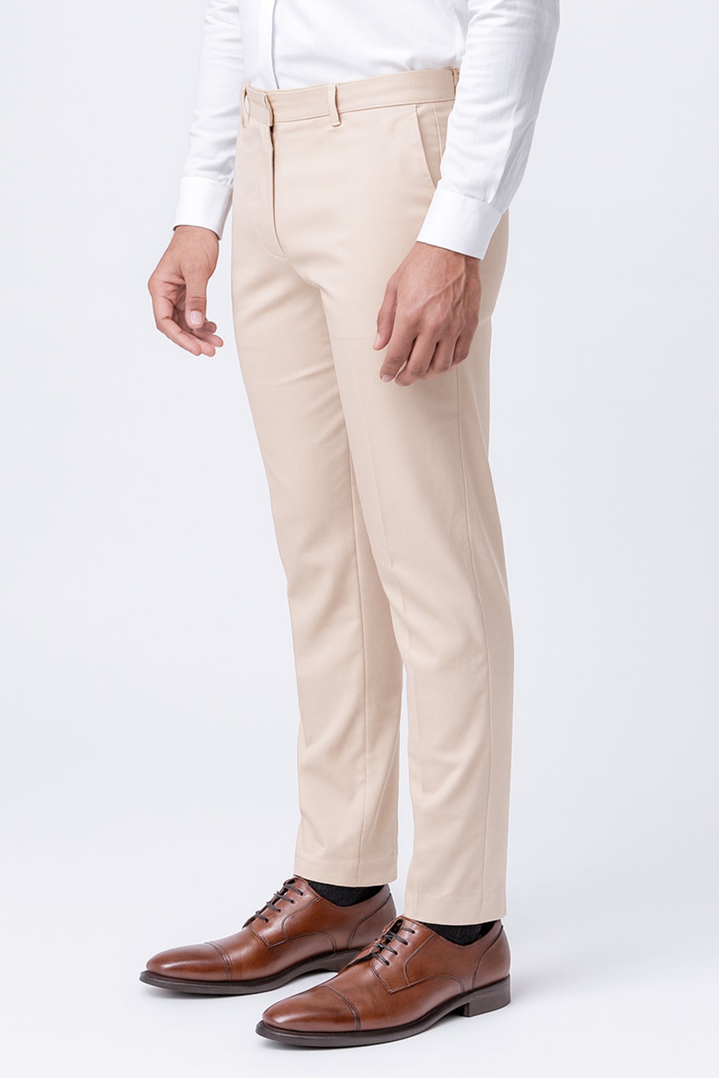 Magic Feel Men’s Grey Formal Pants – Slim Fit Office Wear