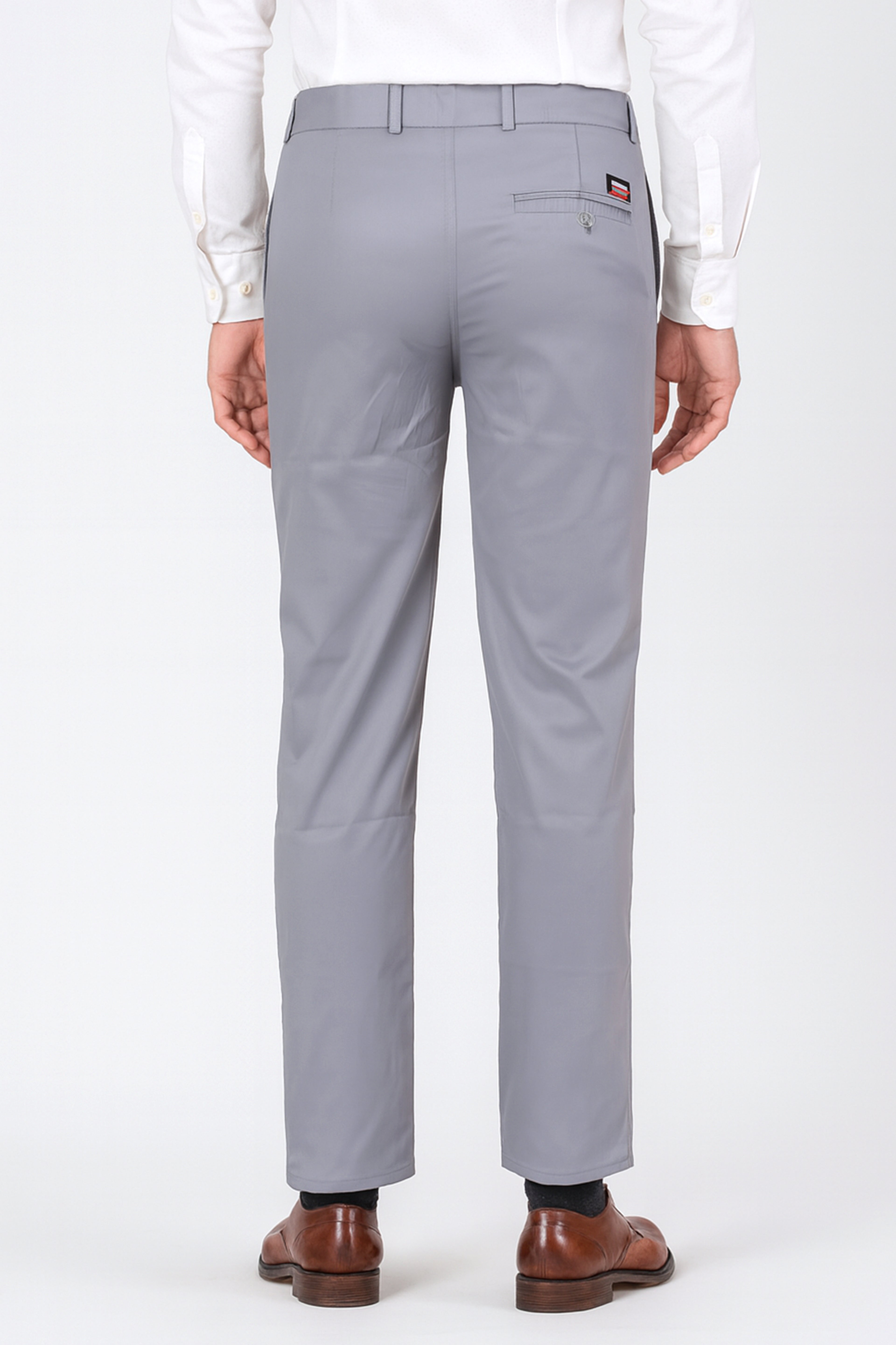 Magic Feel Men’s Grey Formal Pants – Slim Fit Office Wear