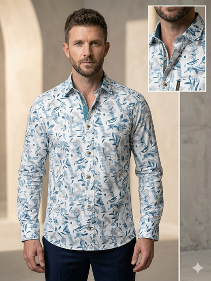 SHOW UP Floral Flex Shirt (D3)