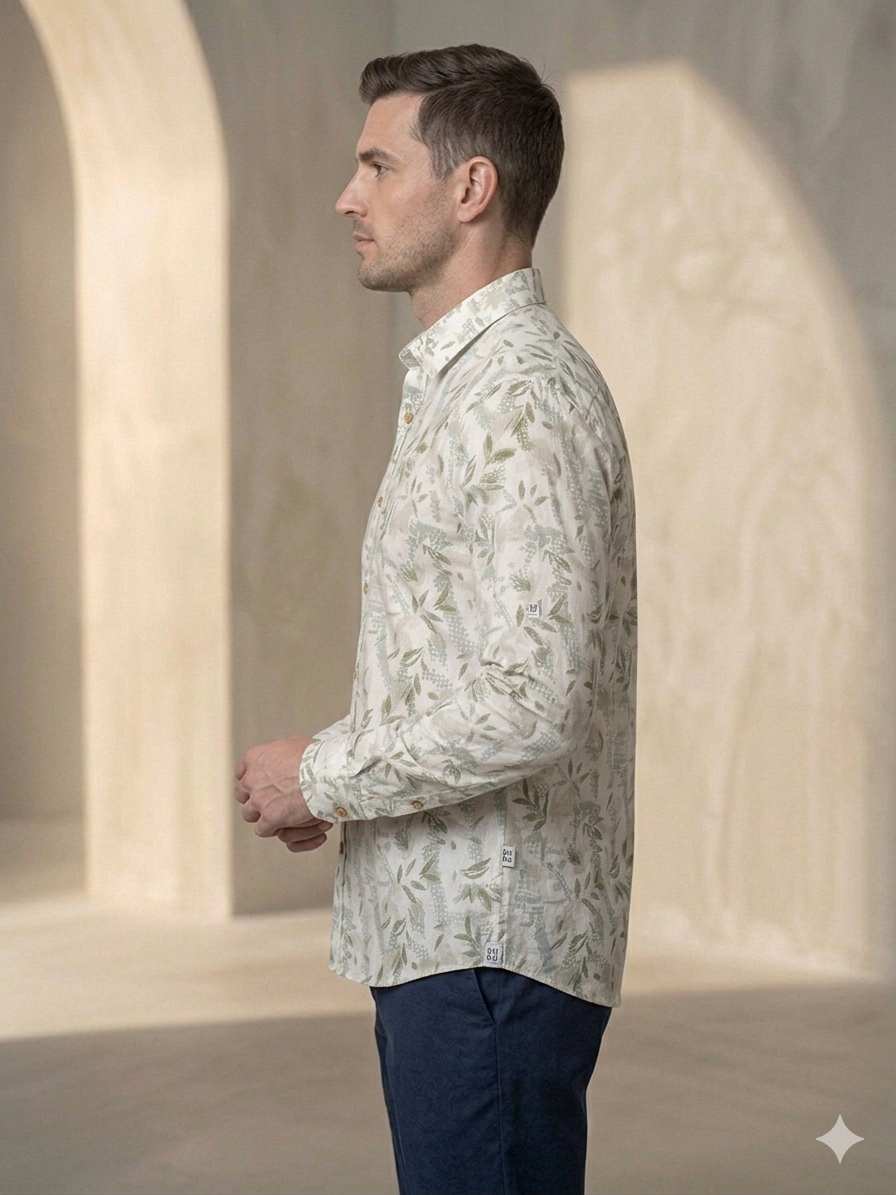 SHOW UP Floral Flex Shirt (D4)