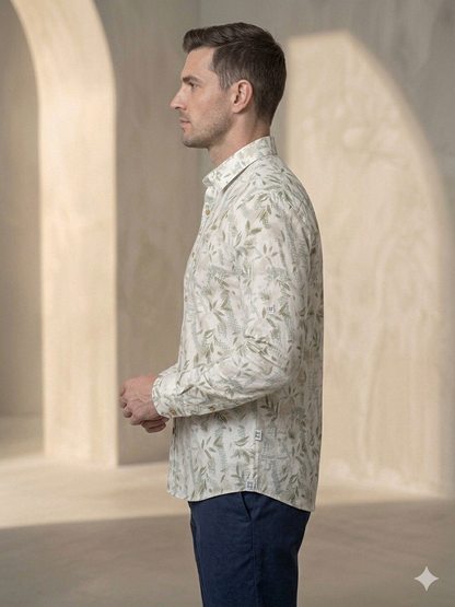 SHOW UP Floral Flex Shirt (D4)