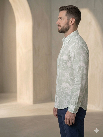 SHOW UP Floral Flex Shirt (D5)