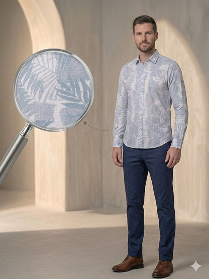 SHOW UP Floral Flex Shirt (D6)