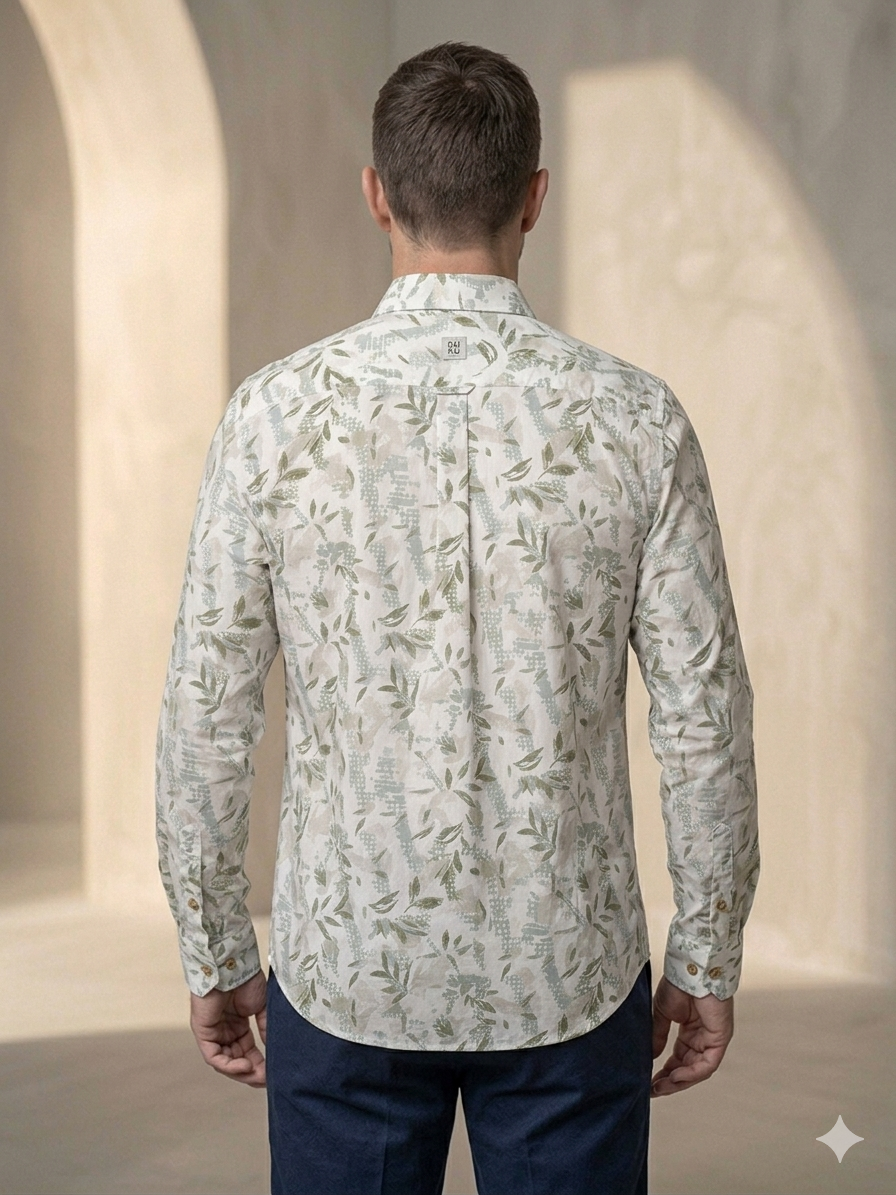 SHOW UP Floral Flex Shirt (D4)