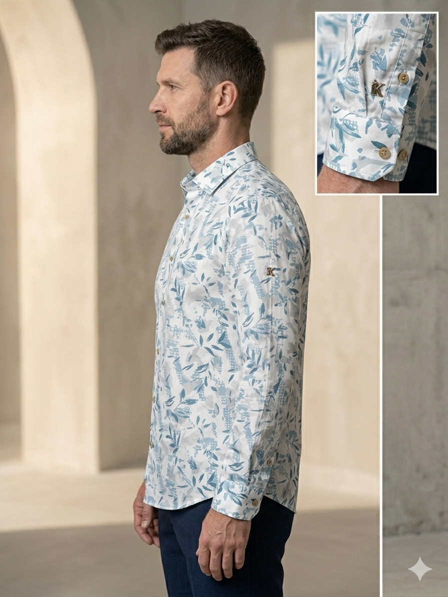 SHOW UP Floral Flex Shirt (D3)