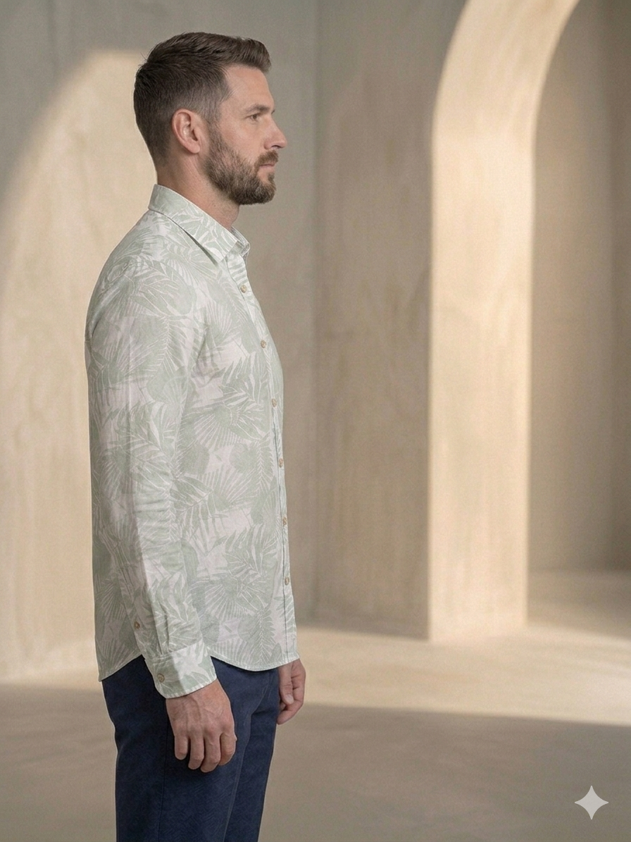 SHOW UP Floral Flex Shirt (D5)