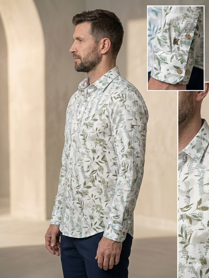 SHOW UP Floral Flex Shirt (D4)