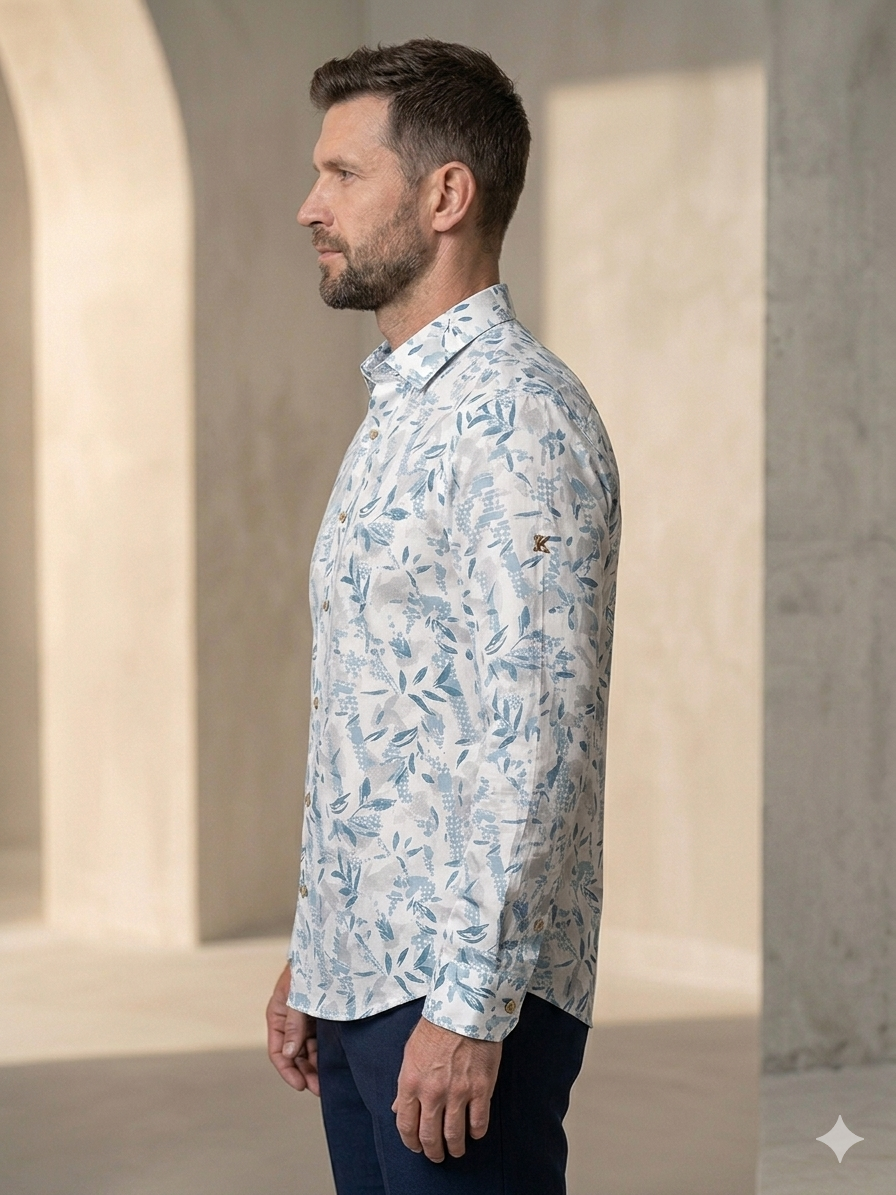 SHOW UP Floral Flex Shirt (D3)