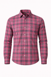 SHOW UP Pink Checkered Shirt