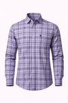SHOW UP Purple Checkered Shirt