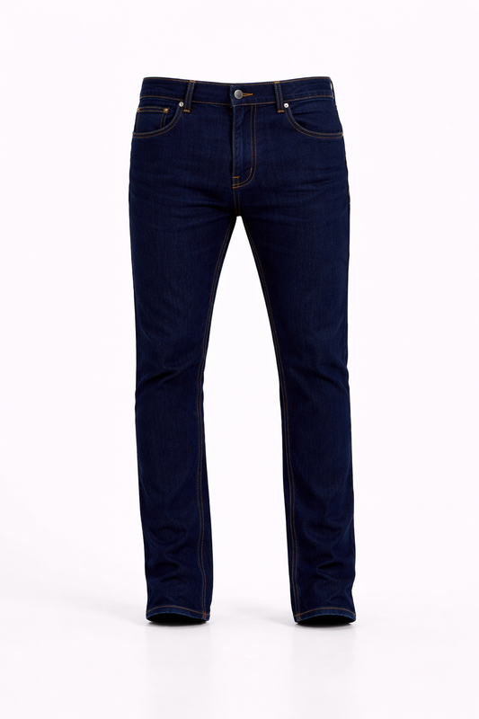 SHOW UP Straight-Fit Jeans – Dark Blue