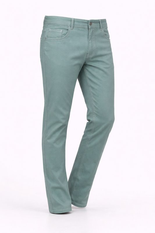 SHOW UP Paris Slim-Fit Jeans – Sage Green